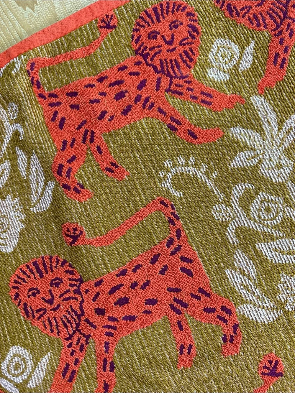 Anthropologie “Layla Lion” Beach Towel